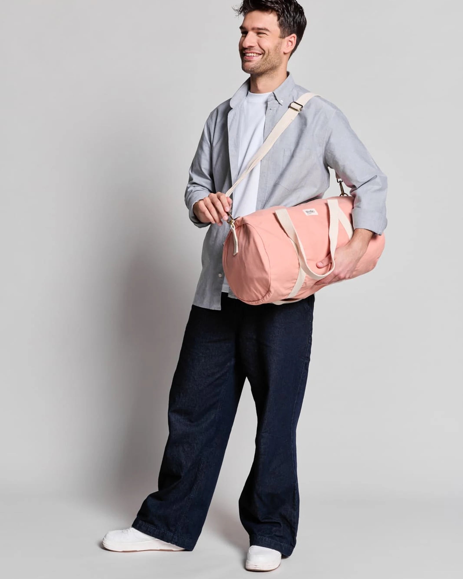 Custom organic cotton duffel bag Hindbag Sam - 24