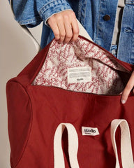 Custom organic cotton duffel bag Hindbag Sam - 15