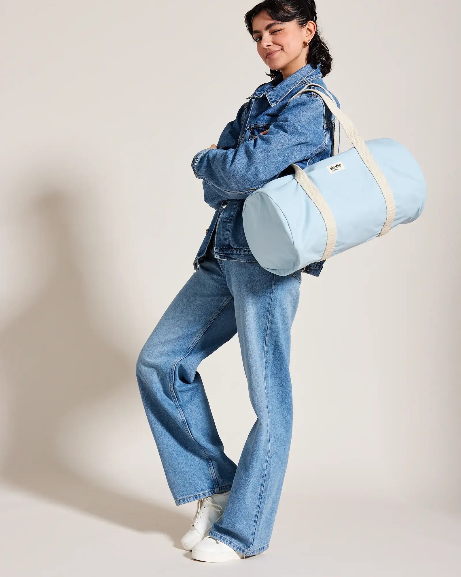 Custom organic cotton duffel bag Hindbag Sam - 12