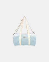 Custom organic cotton duffel bag Hindbag Sam - Azure