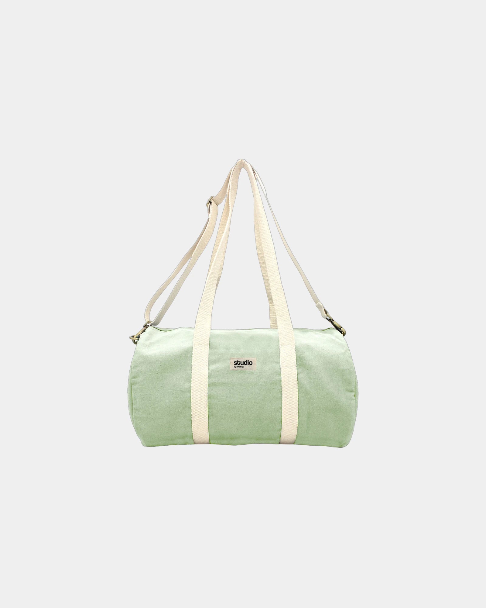 Custom organic cotton duffel bag Hindbag Sam - Mint