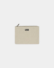 Custom organic cotton pouch Hindbag Colette M - Jute