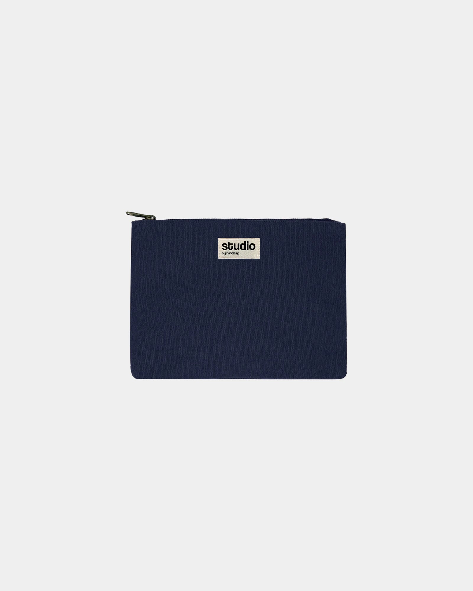 Custom organic cotton pouch Hindbag Colette M - Navy