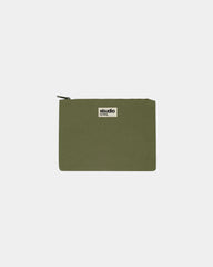 Custom organic cotton pouch Hindbag Colette M - Olive