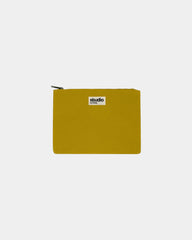 Custom organic cotton pouch Hindbag Colette M - Ochre