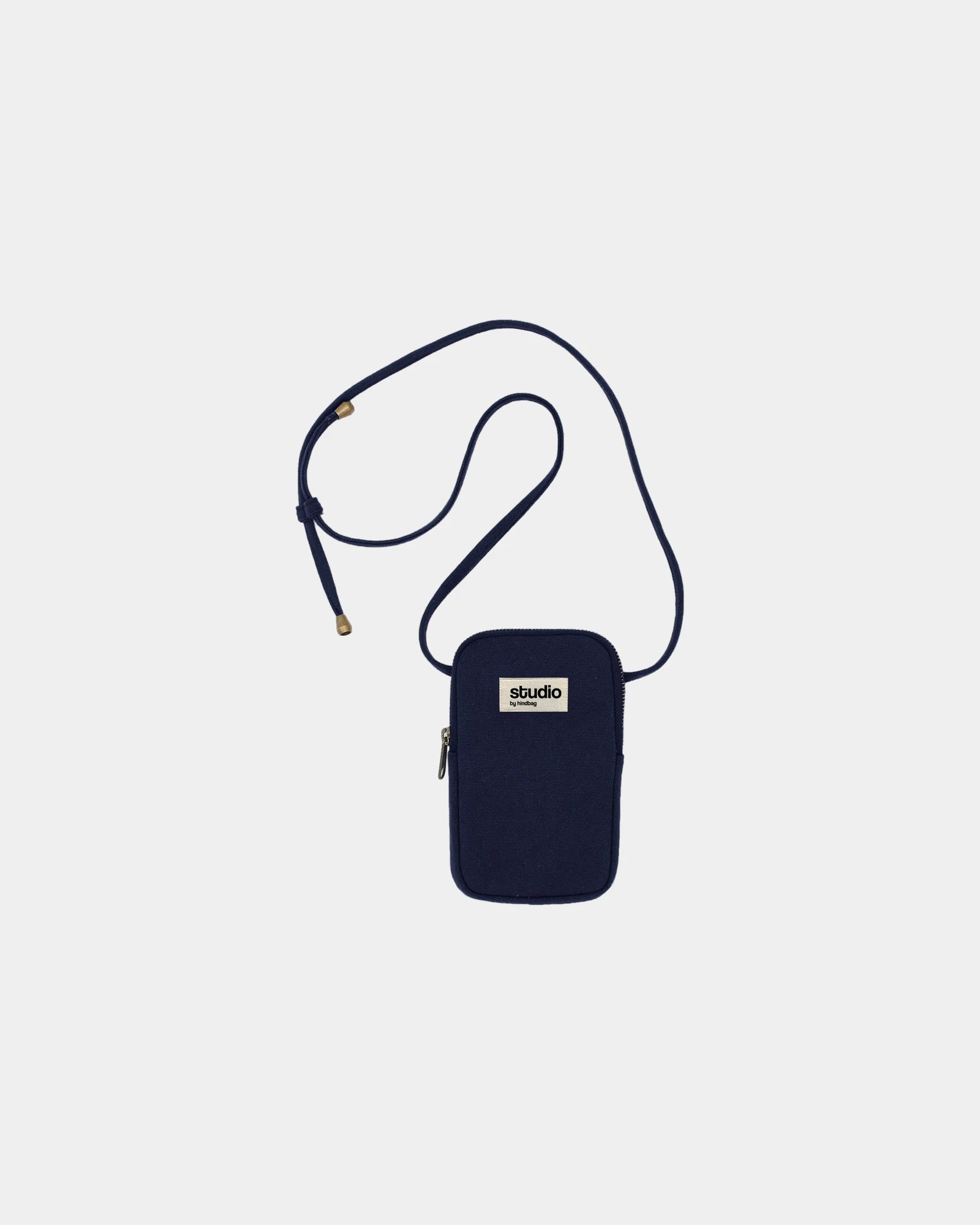 Custom organic cotton phone case Hindbag Théo - Navy
