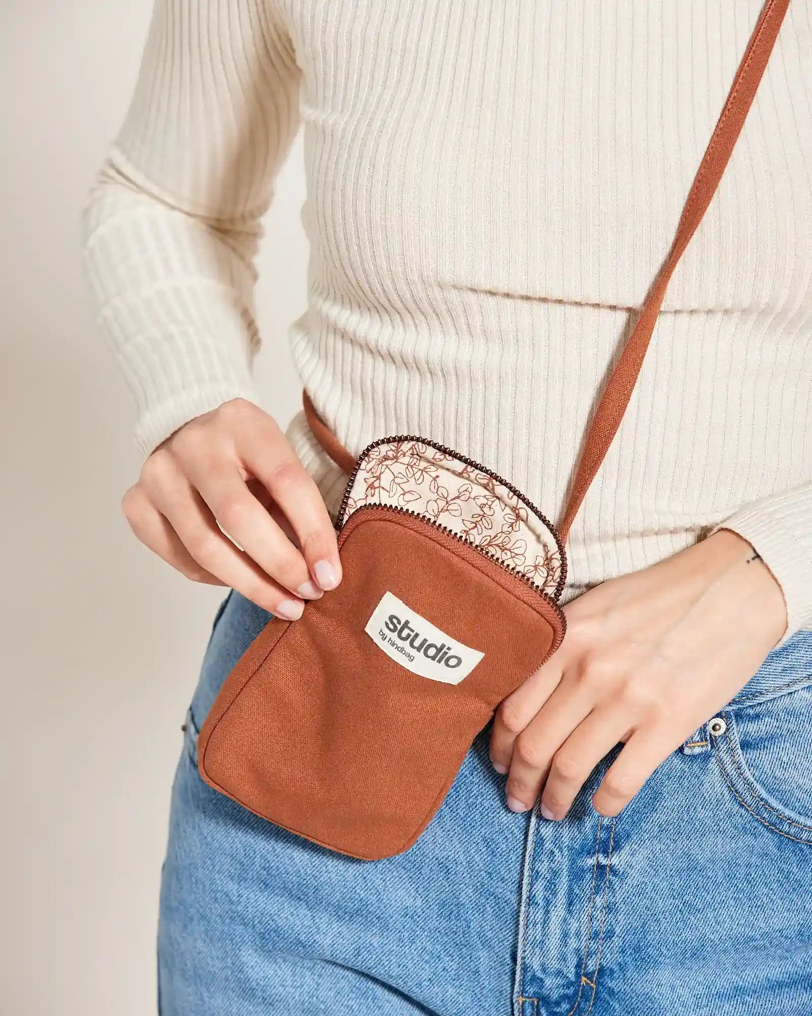 Custom organic cotton phone case Hindbag Théo - 44