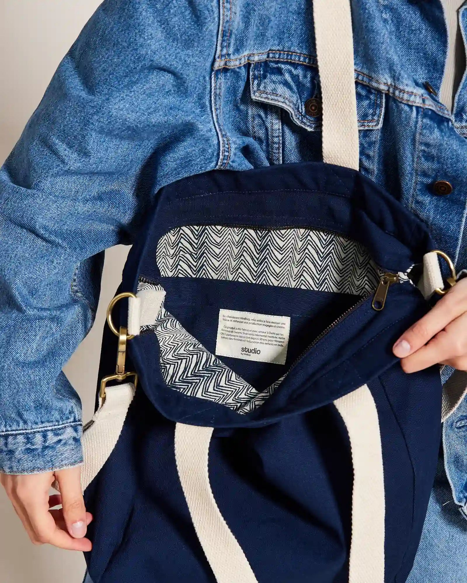 Custom organic cotton tote bag Hindbag Evan - 5