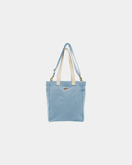 Custom organic cotton tote bag Hindbag Evan - Azure