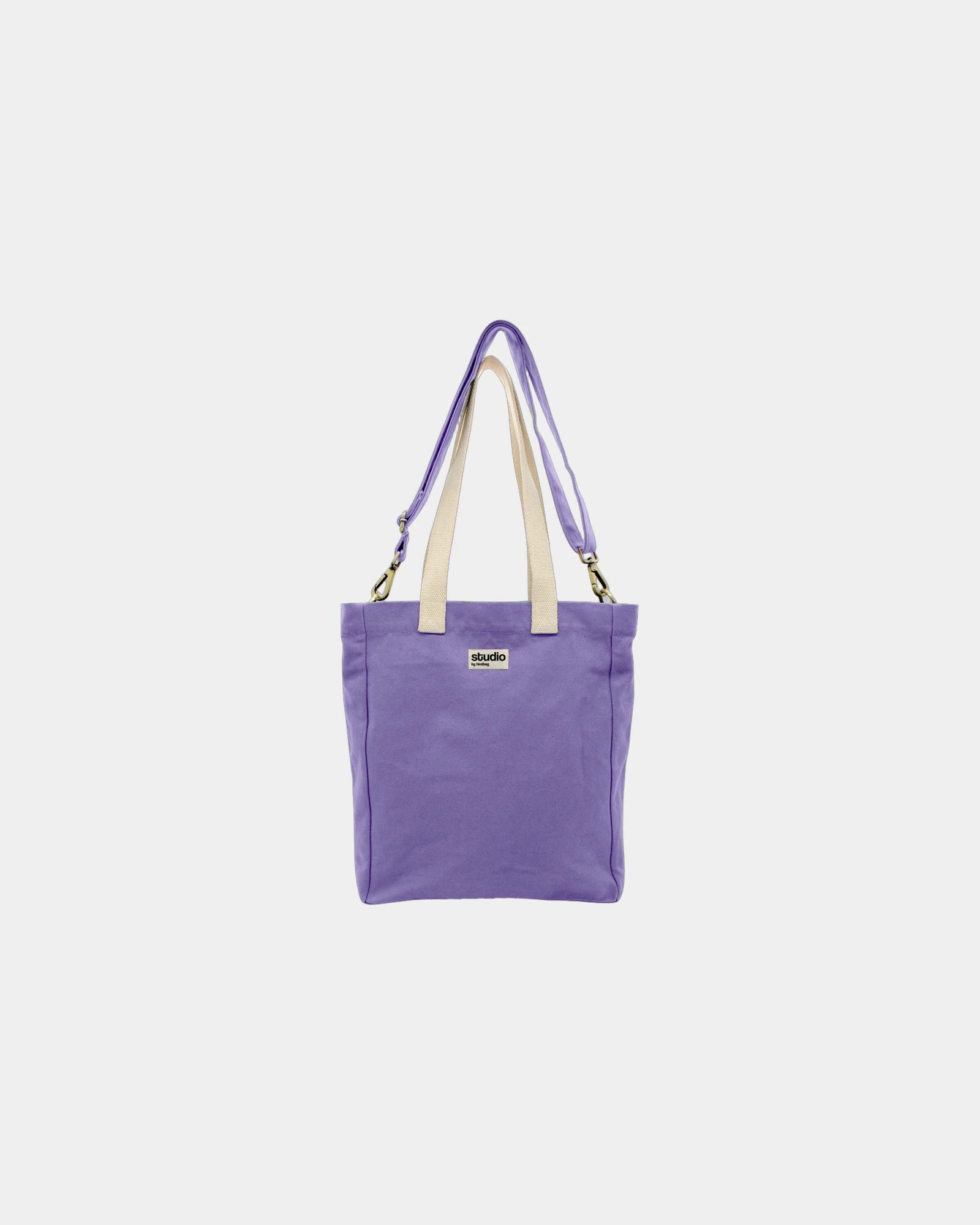 Custom organic cotton tote bag Hindbag Evan - Lavender