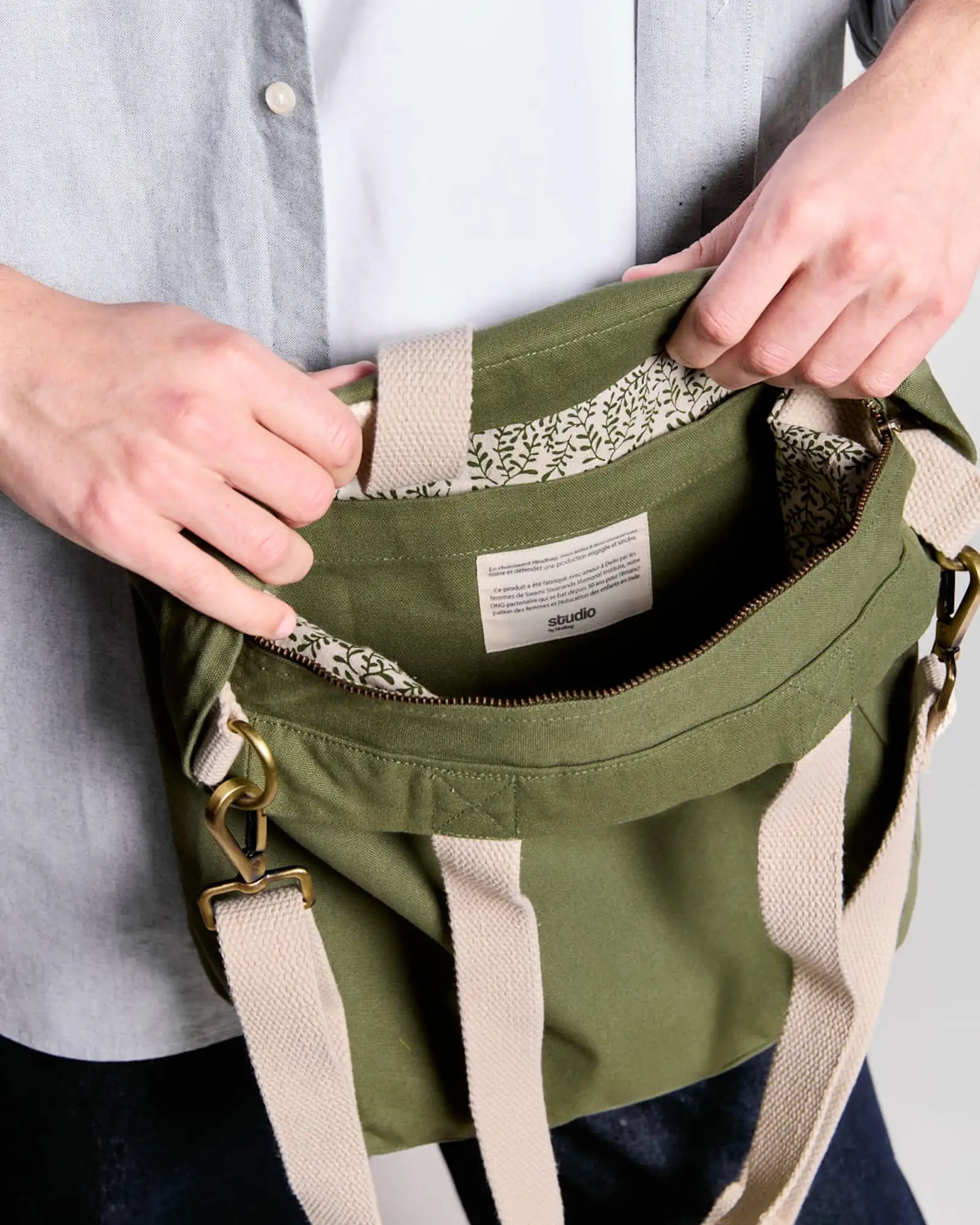 Custom organic cotton tote bag Hindbag Evan - 7