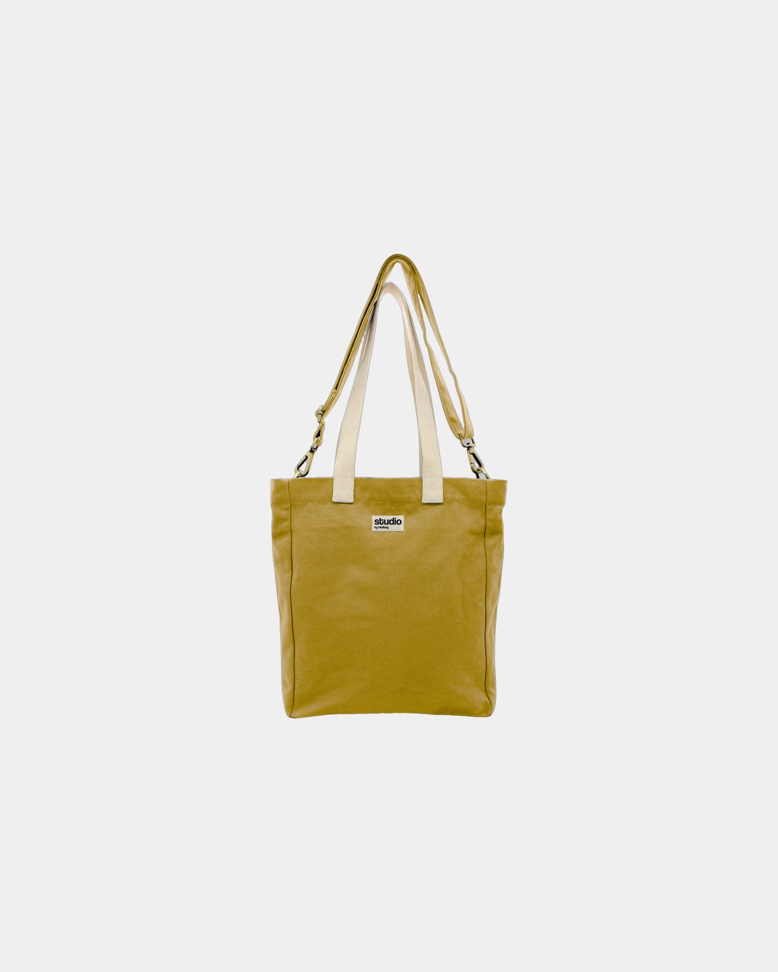 Custom organic cotton tote bag Hindbag Evan - Ochre