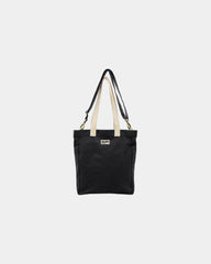 Custom organic cotton tote bag Hindbag Evan - Black