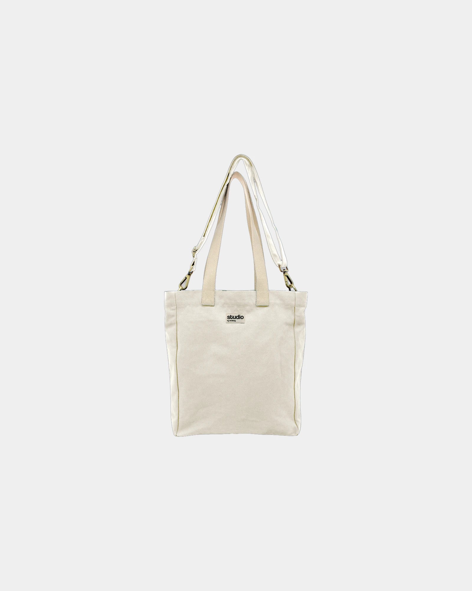 Custom organic cotton tote bag Hindbag Evan - Ecru