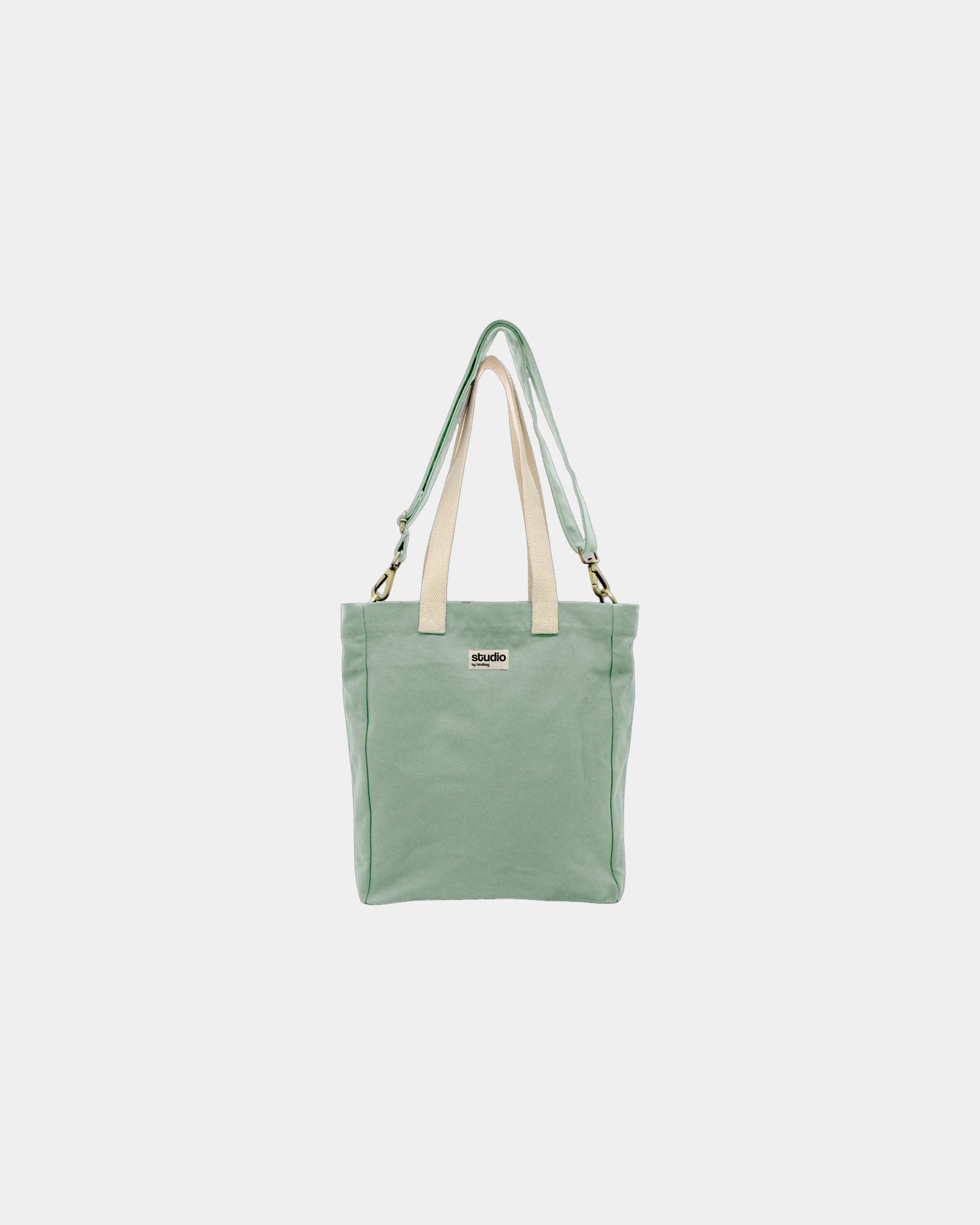 Custom organic cotton tote bag Hindbag Evan - Mint