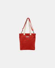 Custom organic cotton tote bag Hindbag Evan - Red