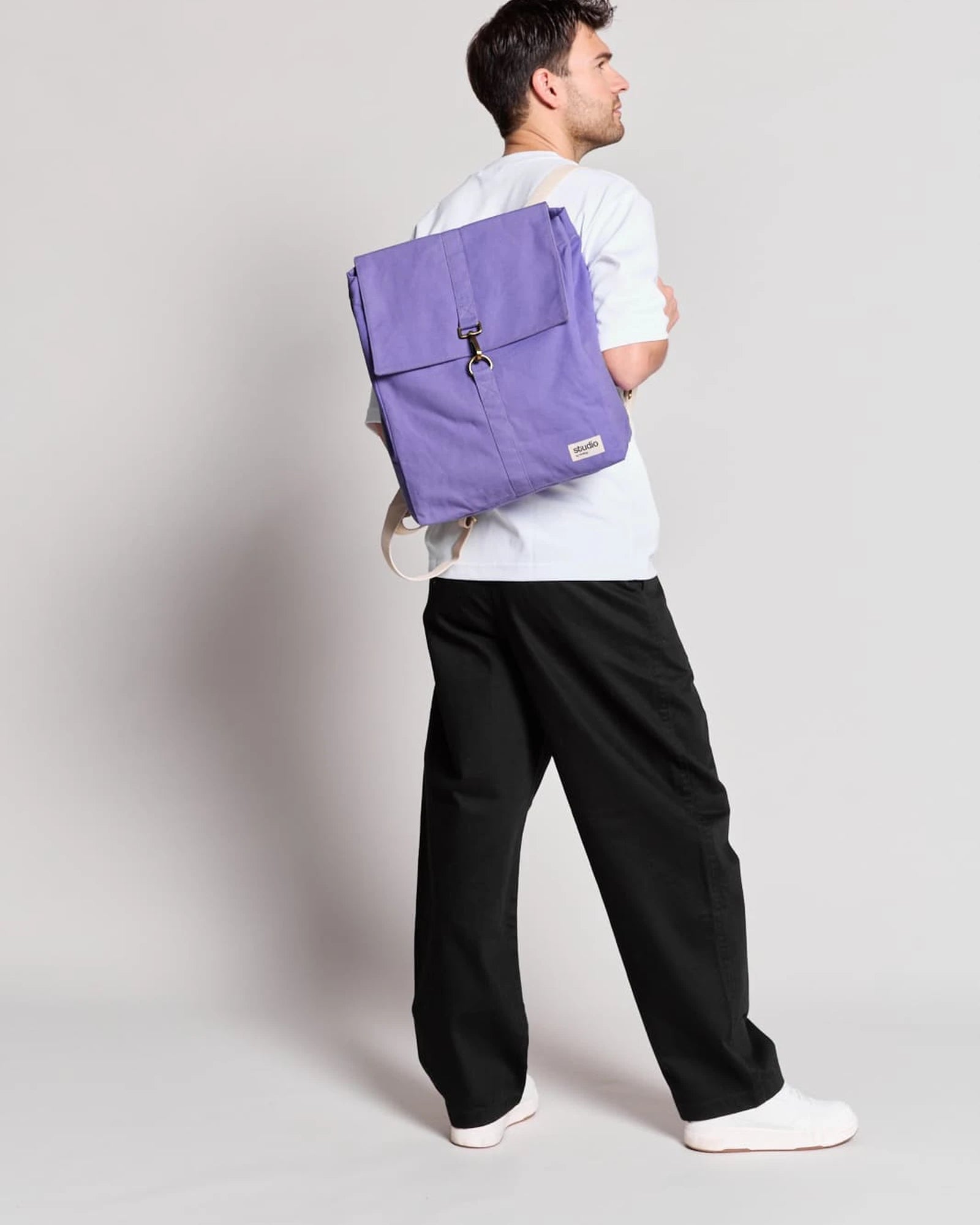 Custom organic cotton backpack Hindbag Oscar - 23