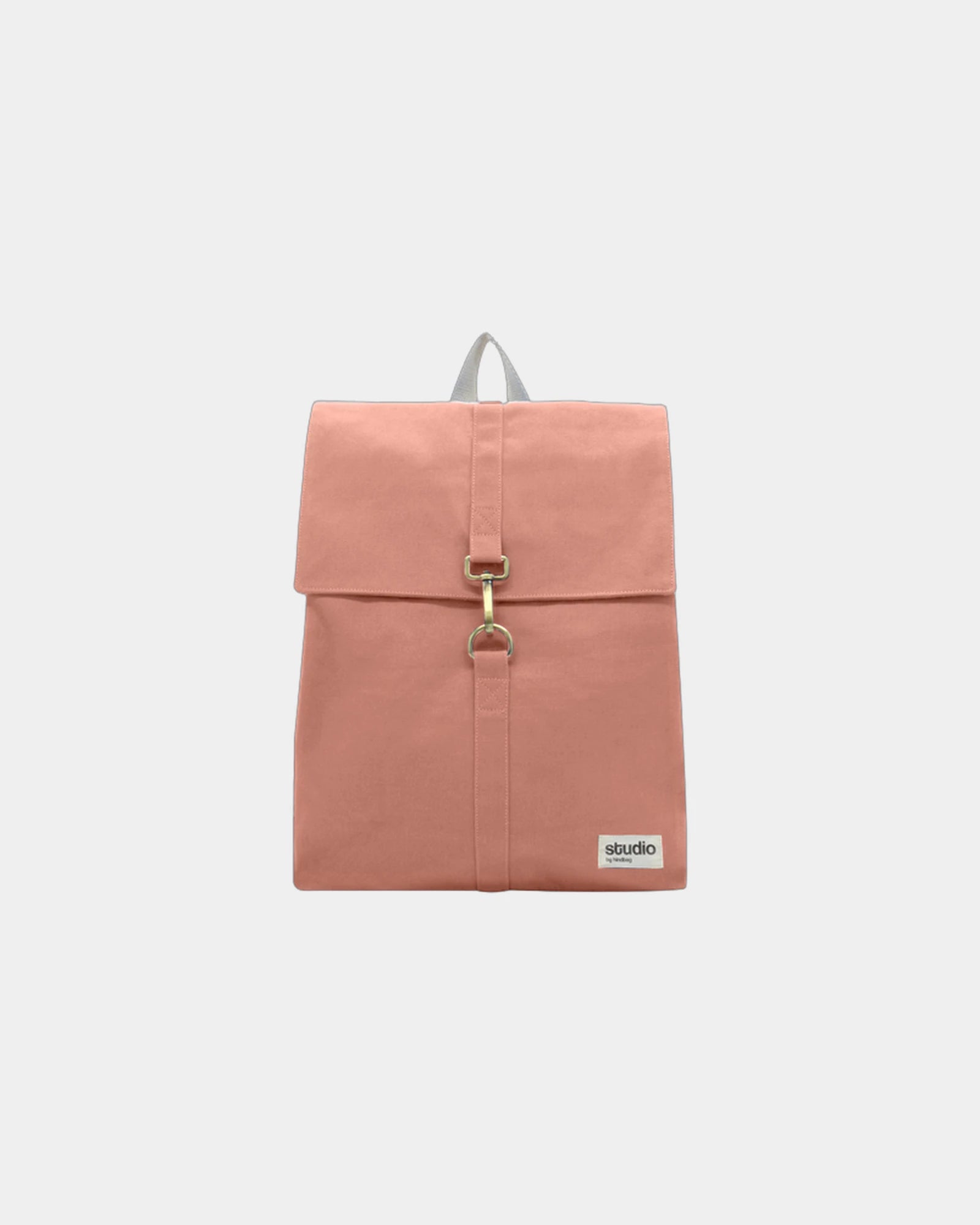Custom organic cotton backpack Hindbag Oscar - Salmon