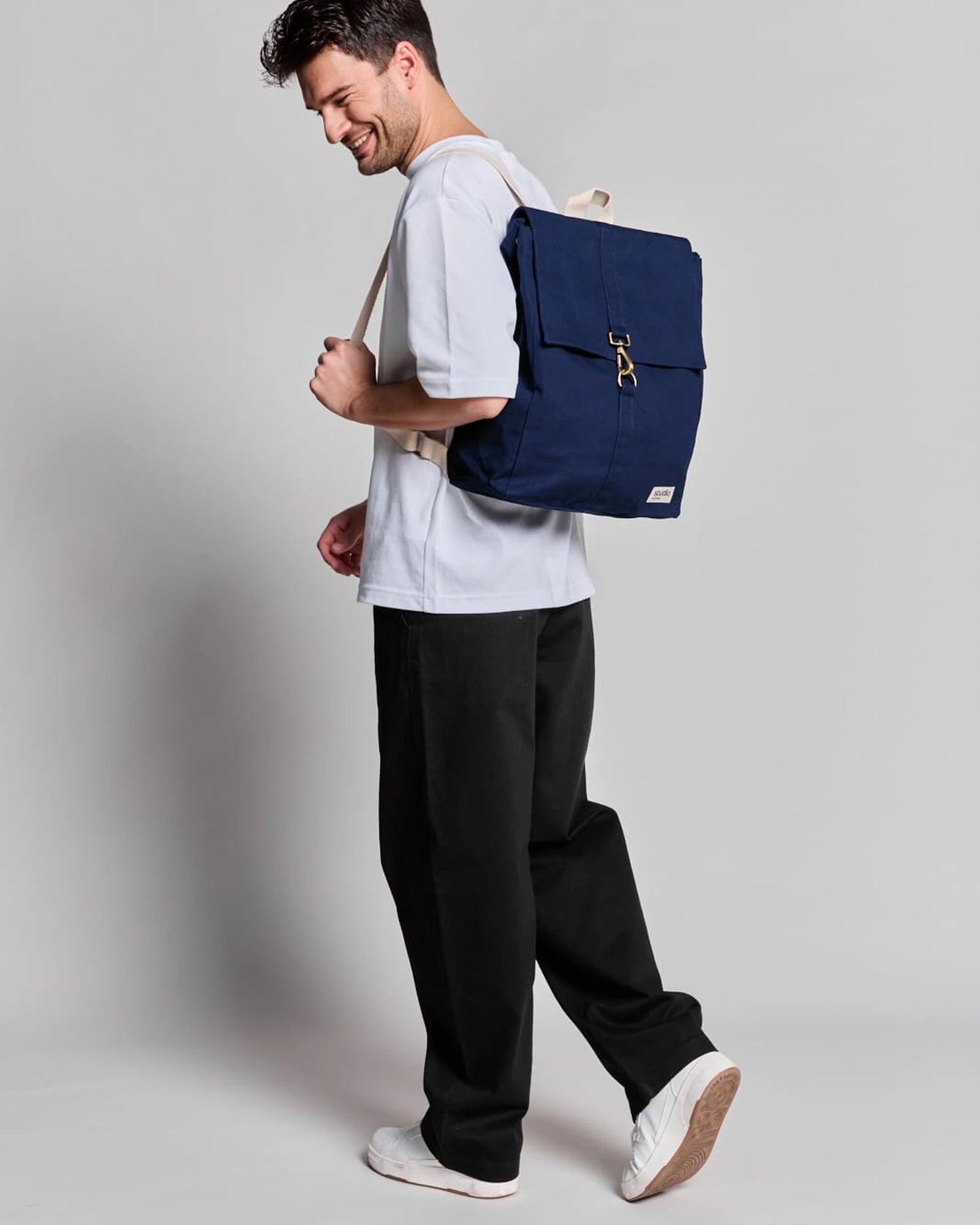 Custom organic cotton backpack Hindbag Oscar - 6