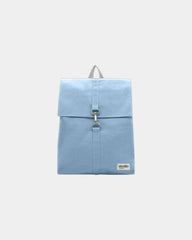 Custom organic cotton backpack Hindbag Oscar - Azure