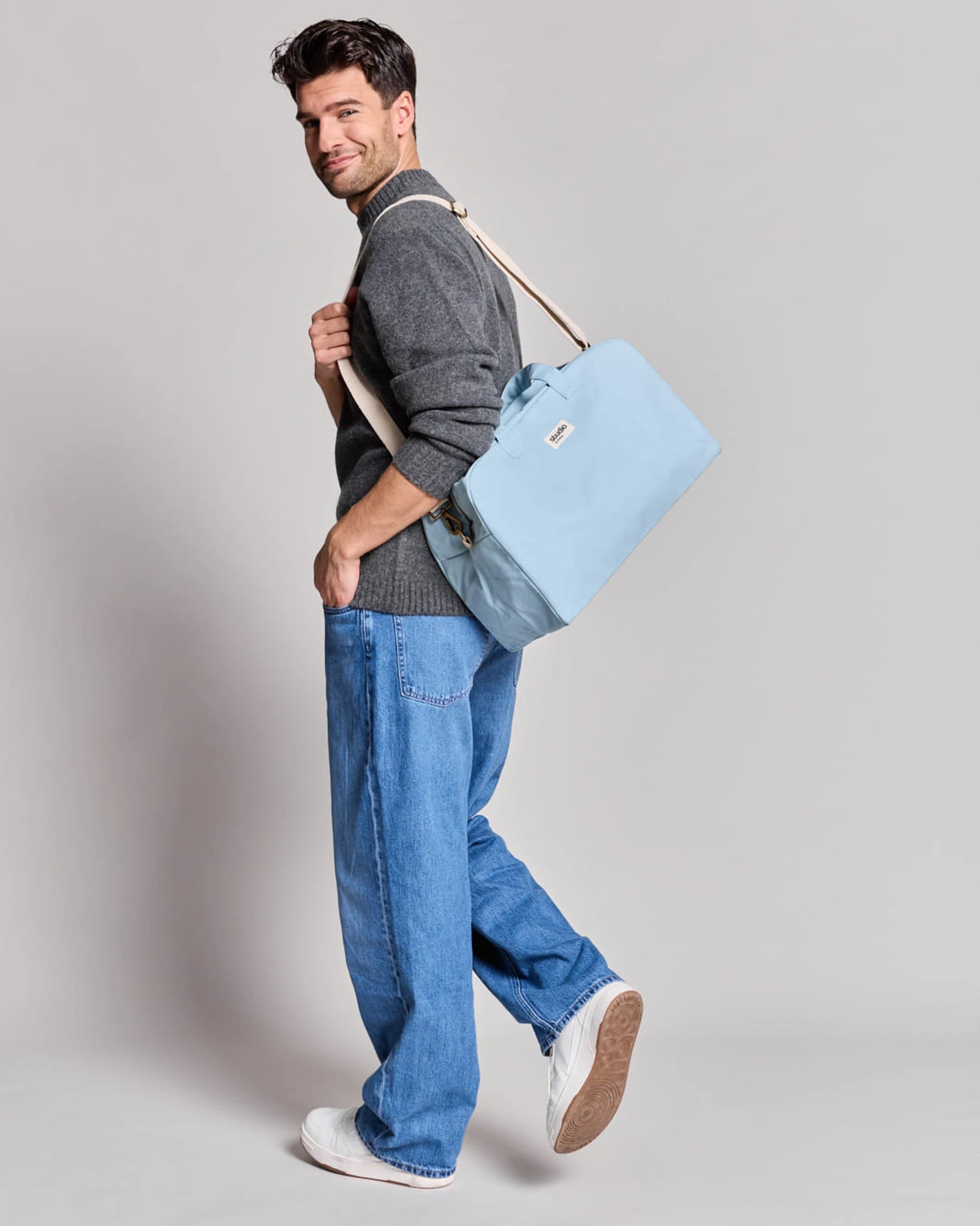 Custom organic cotton sport bag Hindbag Hugo - 17
