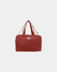 Custom organic cotton sport bag Hindbag Hugo - Brick Red
