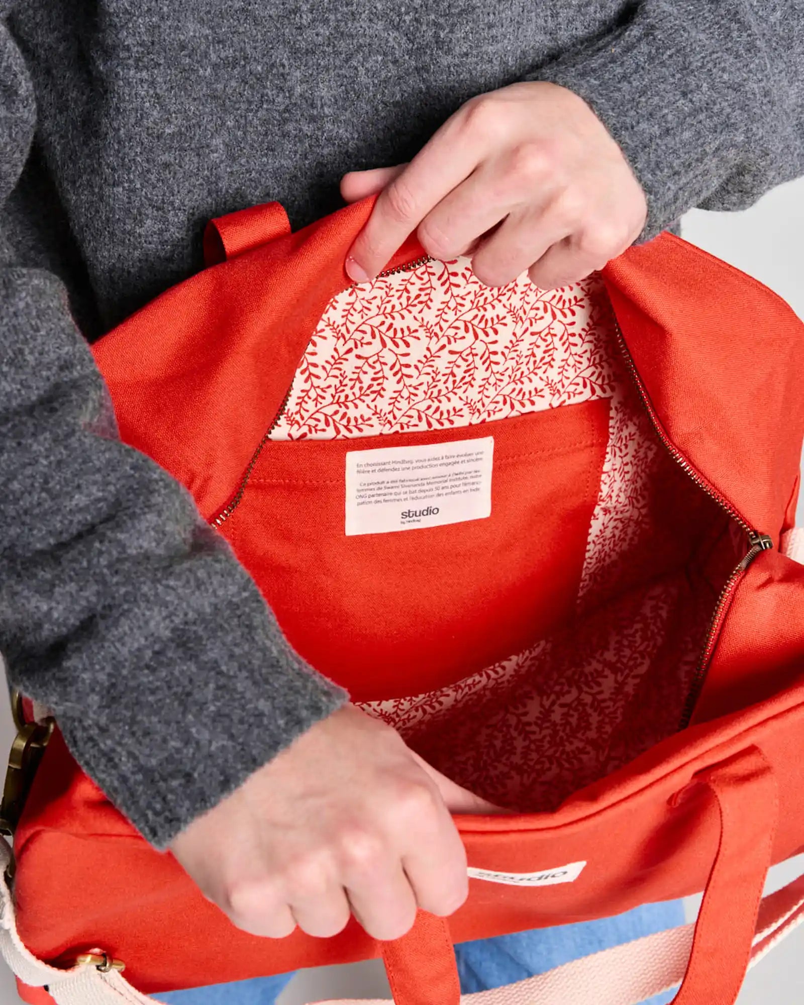 Custom organic cotton sport bag Hindbag Hugo - 19