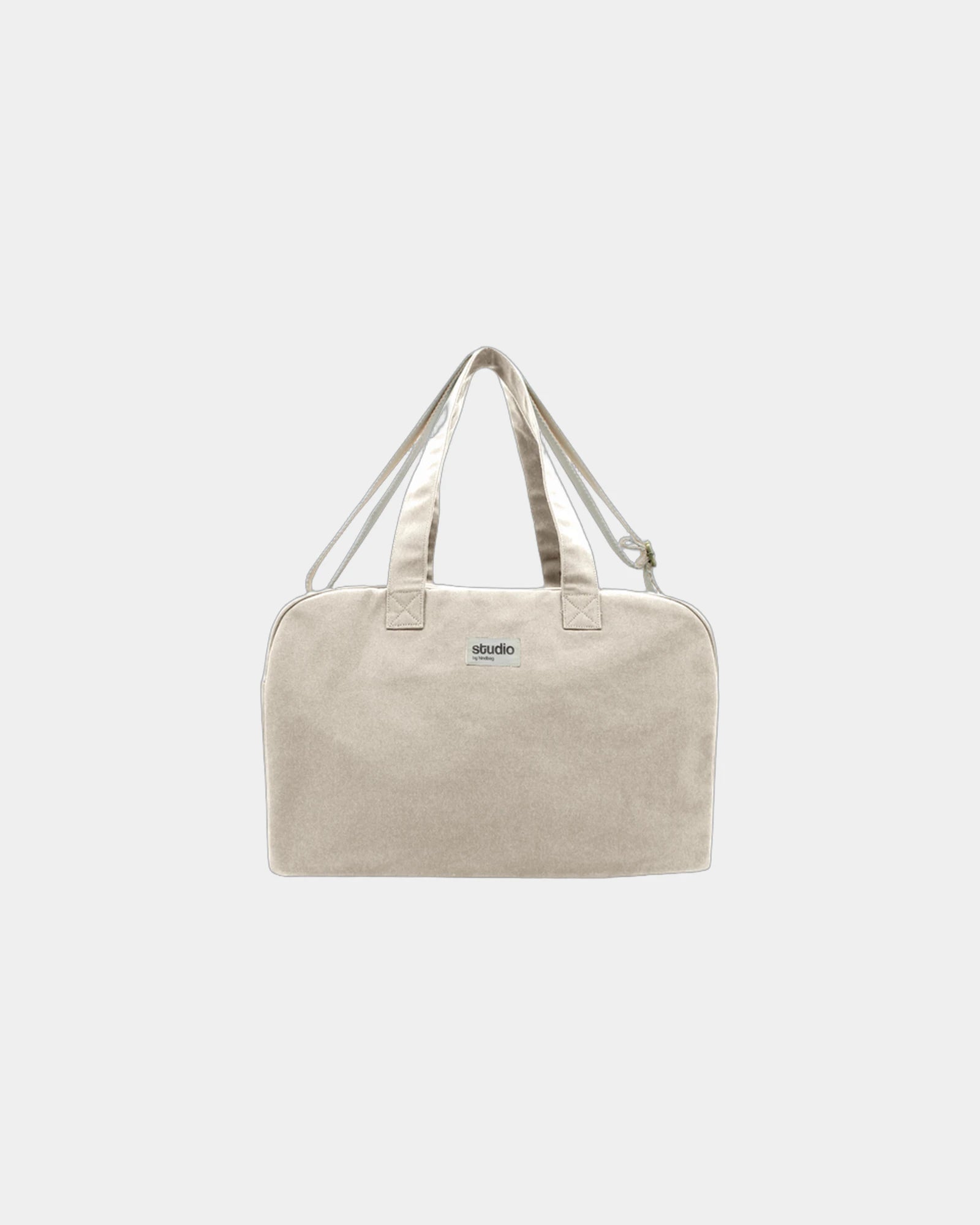 Custom organic cotton sport bag Hindbag Hugo - Ecru