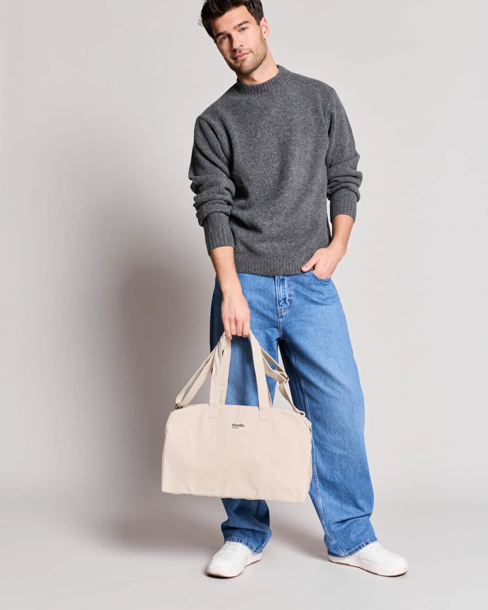 Custom organic cotton sport bag Hindbag Hugo - 2