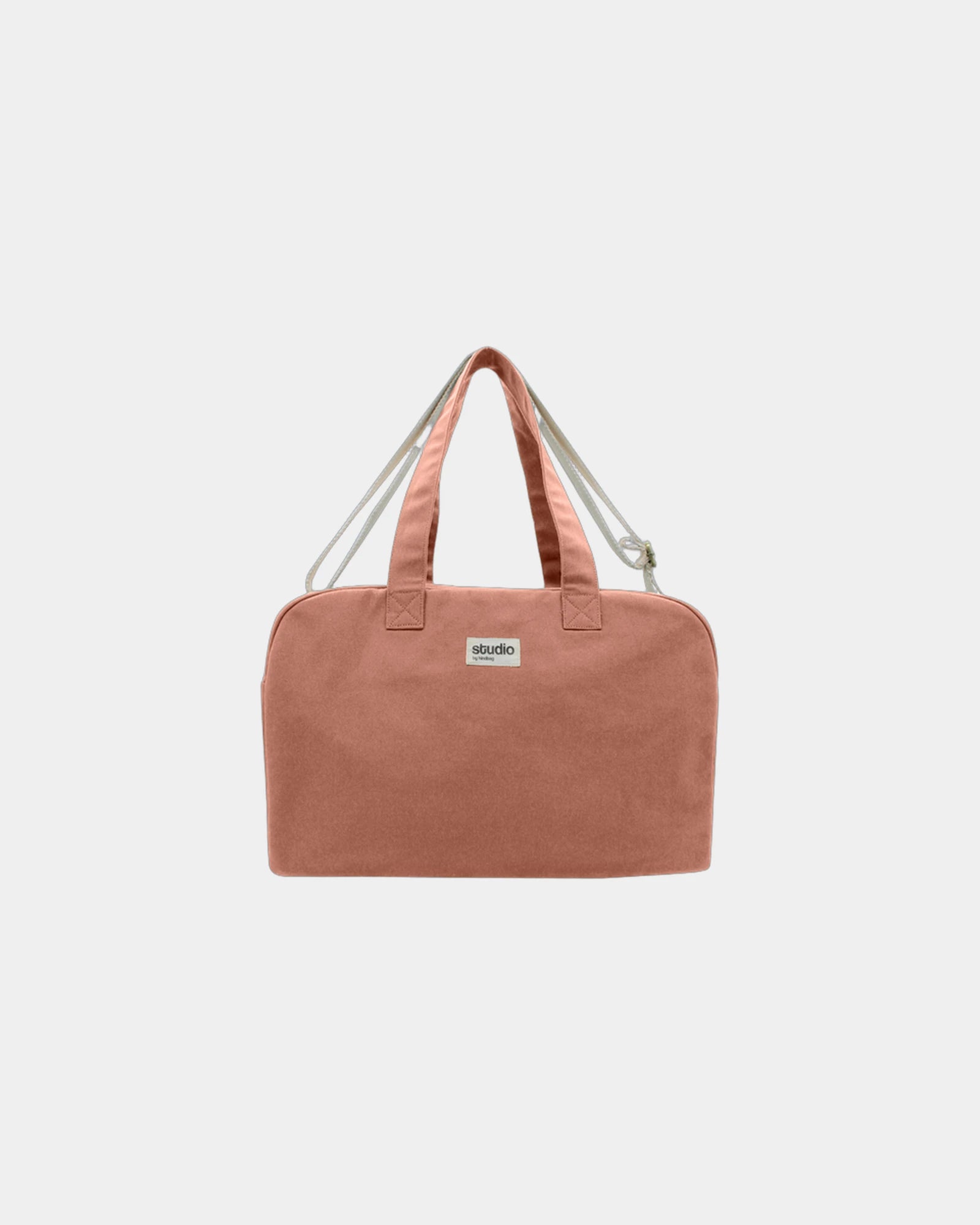 Custom organic cotton sport bag Hindbag Hugo - Salmon
