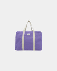 Custom organic cotton travel bag Hindbag Gabriel - Lavender