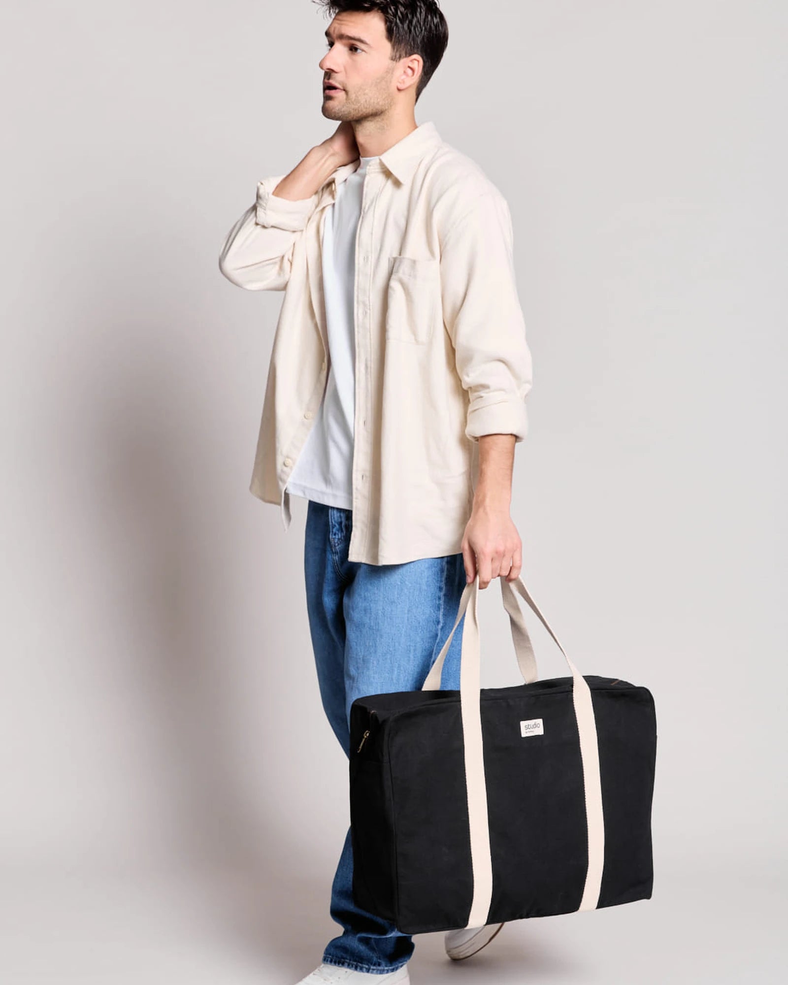 Custom organic cotton travel bag Hindbag Gabriel - 6