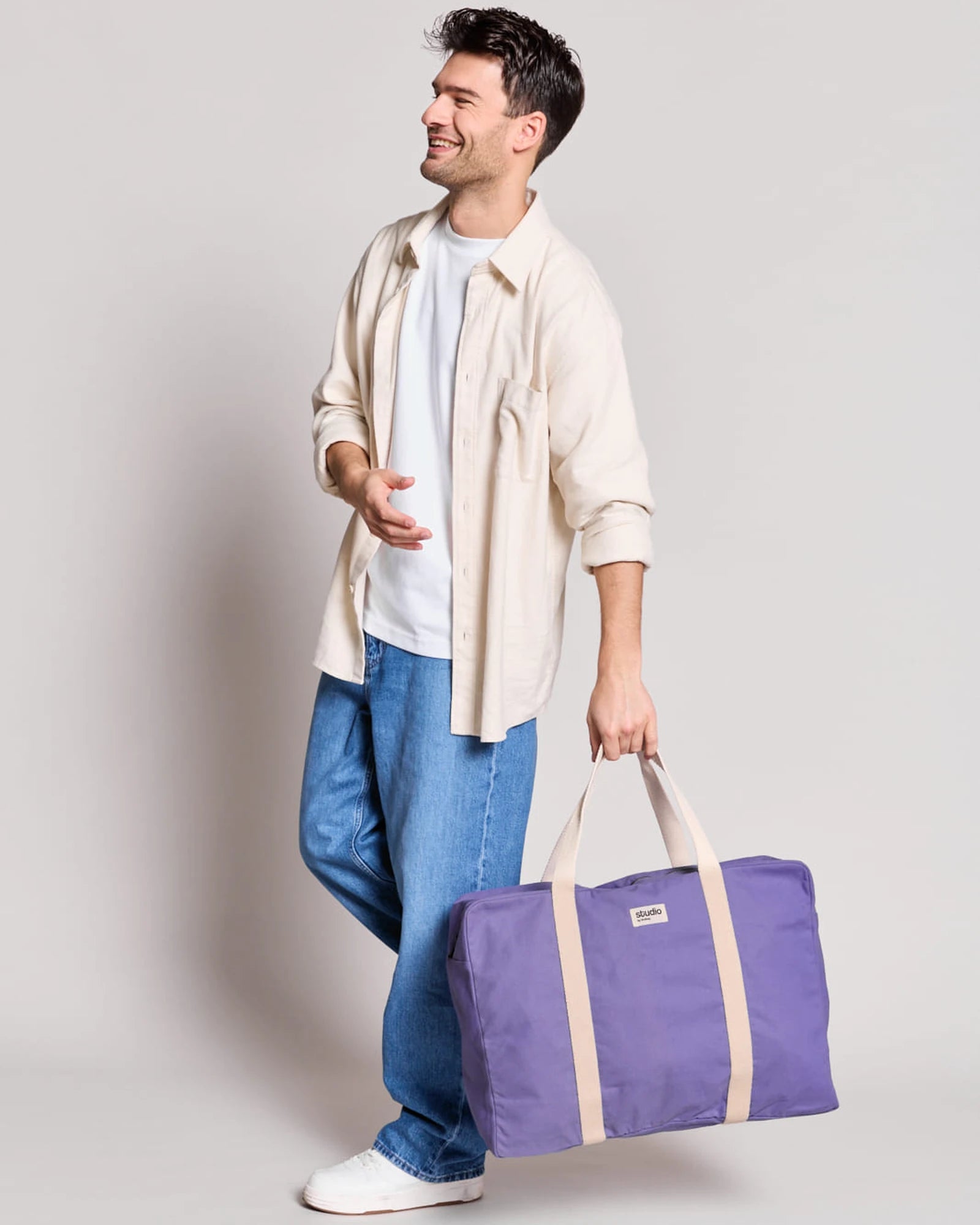 Custom organic cotton travel bag Hindbag Gabriel - 32