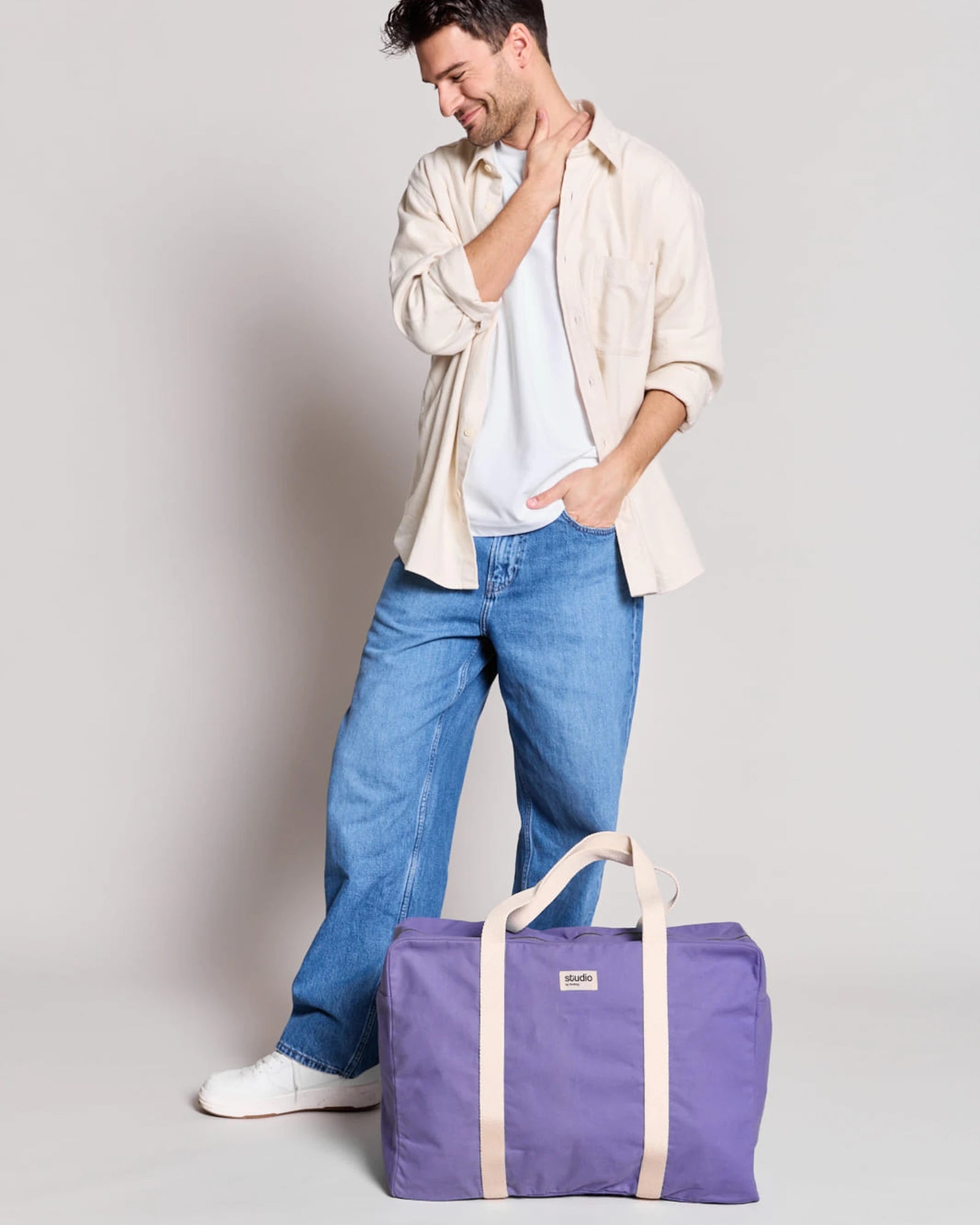 Custom organic cotton travel bag Hindbag Gabriel - 33