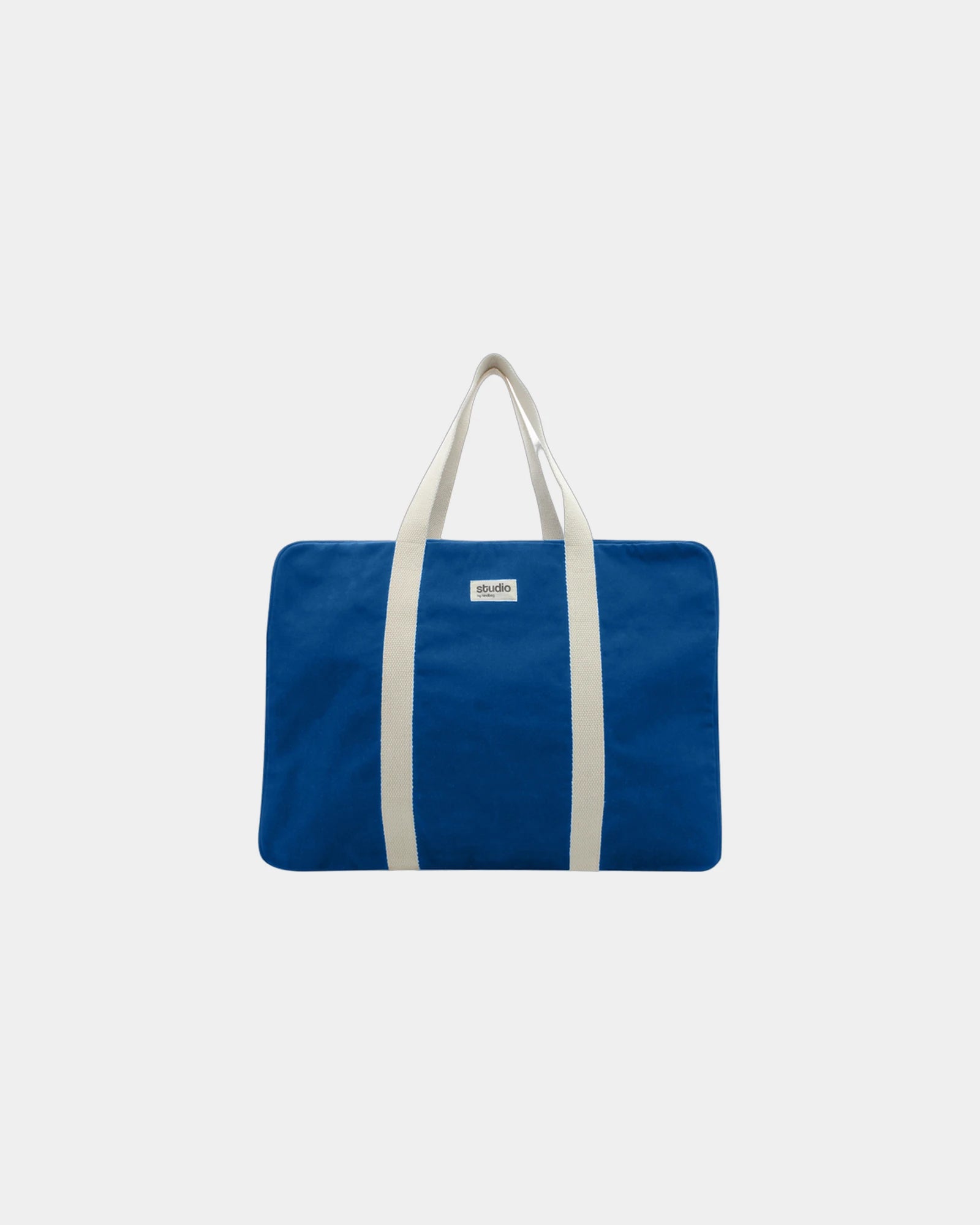 Custom organic cotton travel bag Hindbag Gabriel - Royal Blue