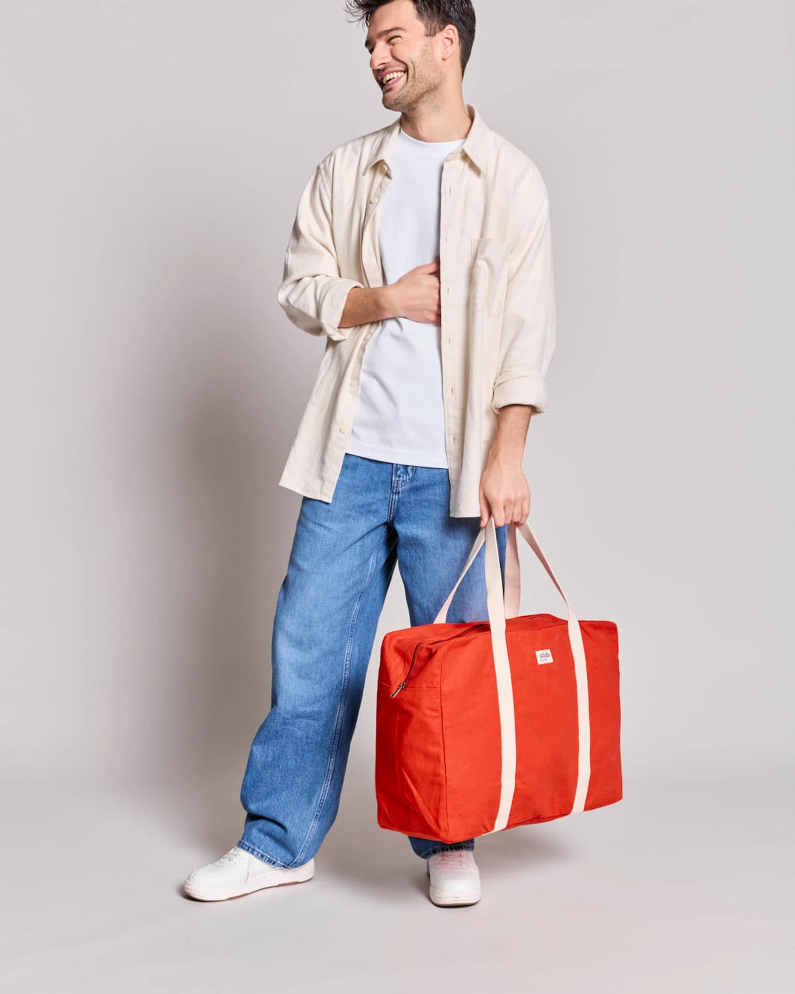 Custom organic cotton travel bag Hindbag Gabriel - 20