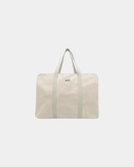 Custom organic cotton travel bag Hindbag Gabriel - Ecru