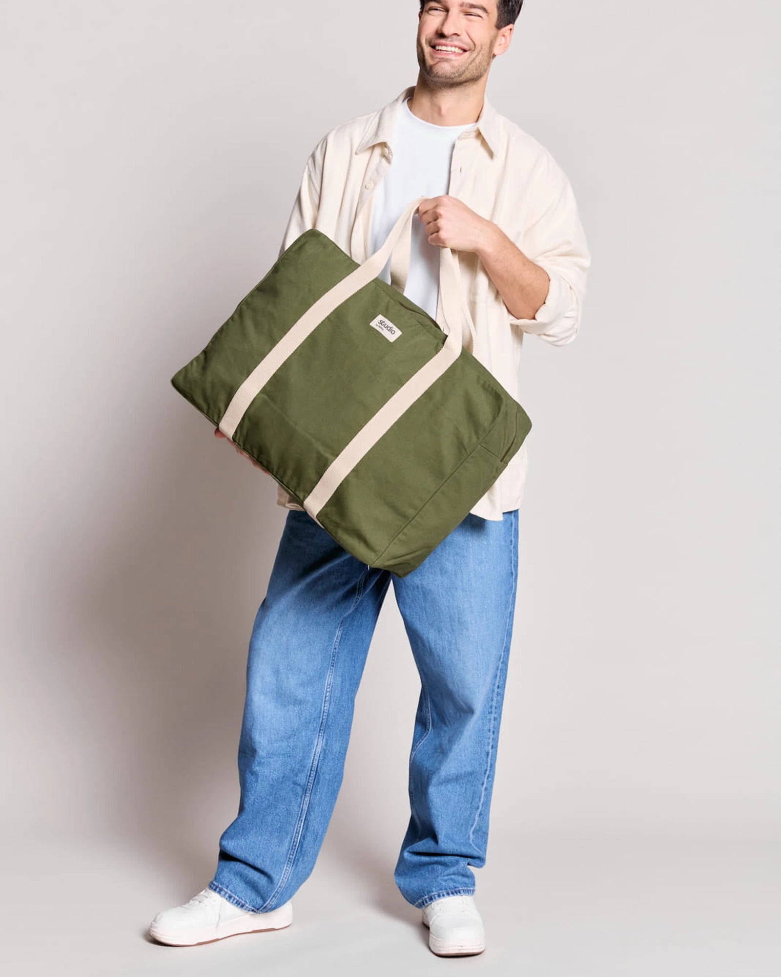 Custom organic cotton travel bag Hindbag Gabriel - 12