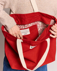 Custom organic cotton travel bag Hindbag Hortense - 15