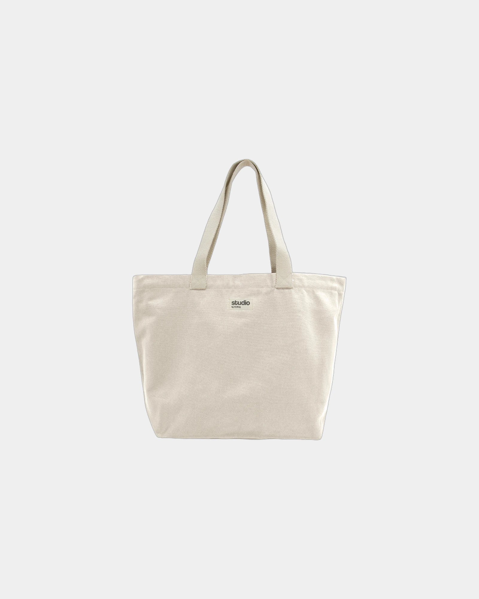 Custom organic cotton travel bag Hindbag Hortense - Ecru