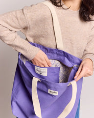 Custom organic cotton travel bag Hindbag Hortense - 21
