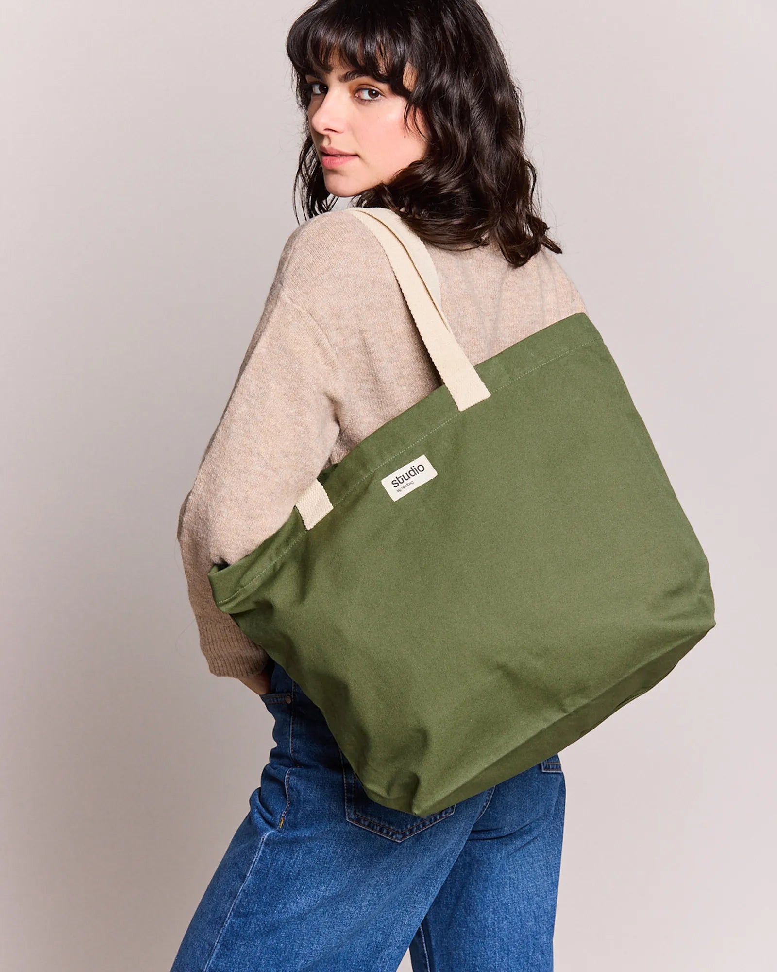 Custom organic cotton travel bag Hindbag Hortense - 8
