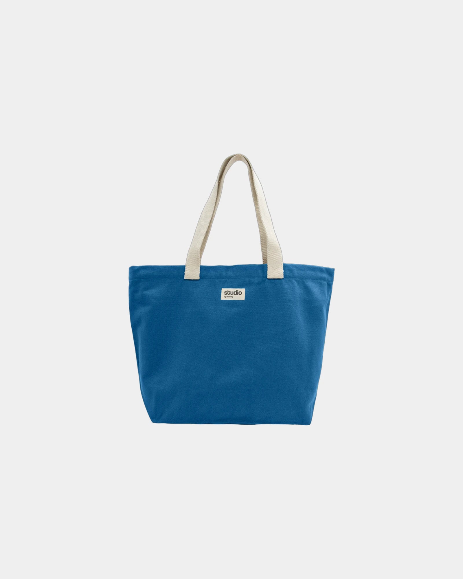 Custom organic cotton travel bag Hindbag Hortense - Royal Blue