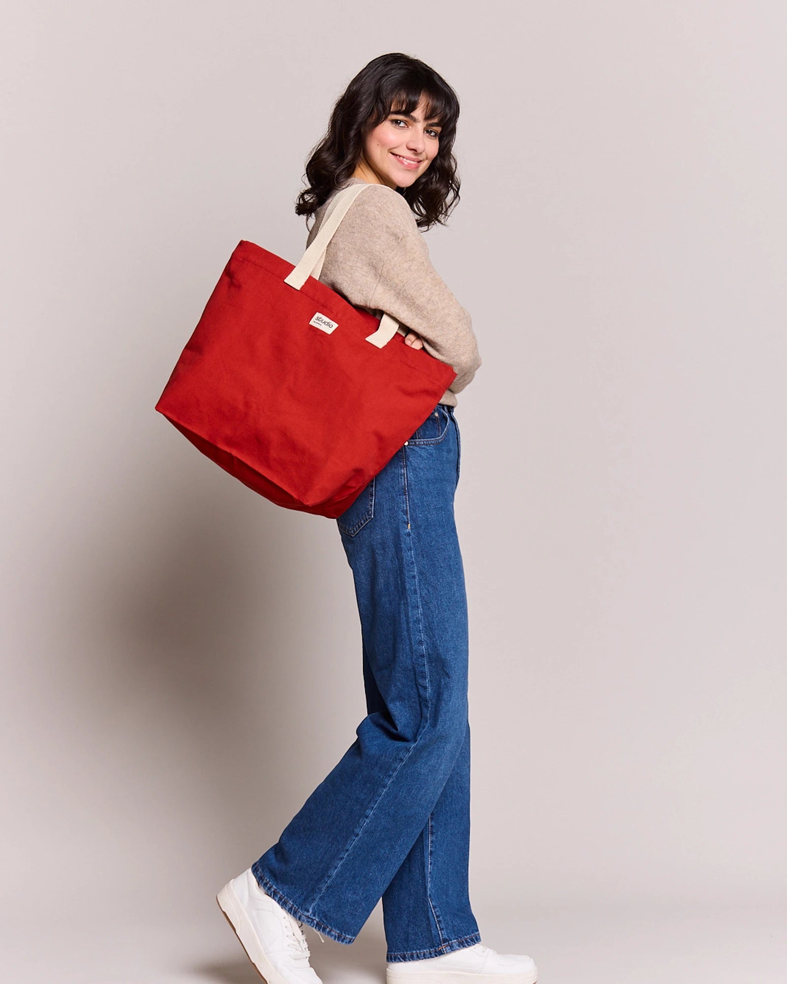 Custom organic cotton travel bag Hindbag Hortense - 16