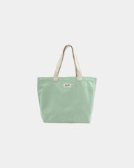 Custom organic cotton travel bag Hindbag Hortense - Mint