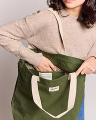 Custom organic cotton travel bag Hindbag Hortense - 7