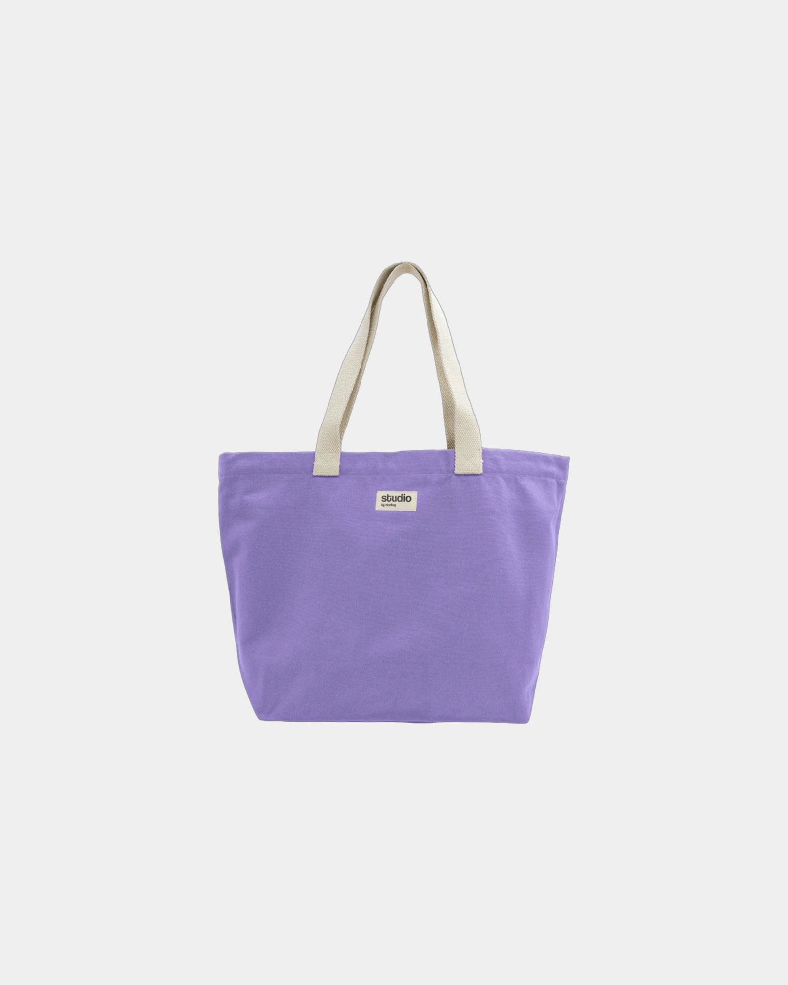 Custom organic cotton travel bag Hindbag Hortense - Lavender