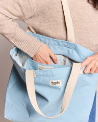 Custom organic cotton travel bag Hindbag Hortense - 11