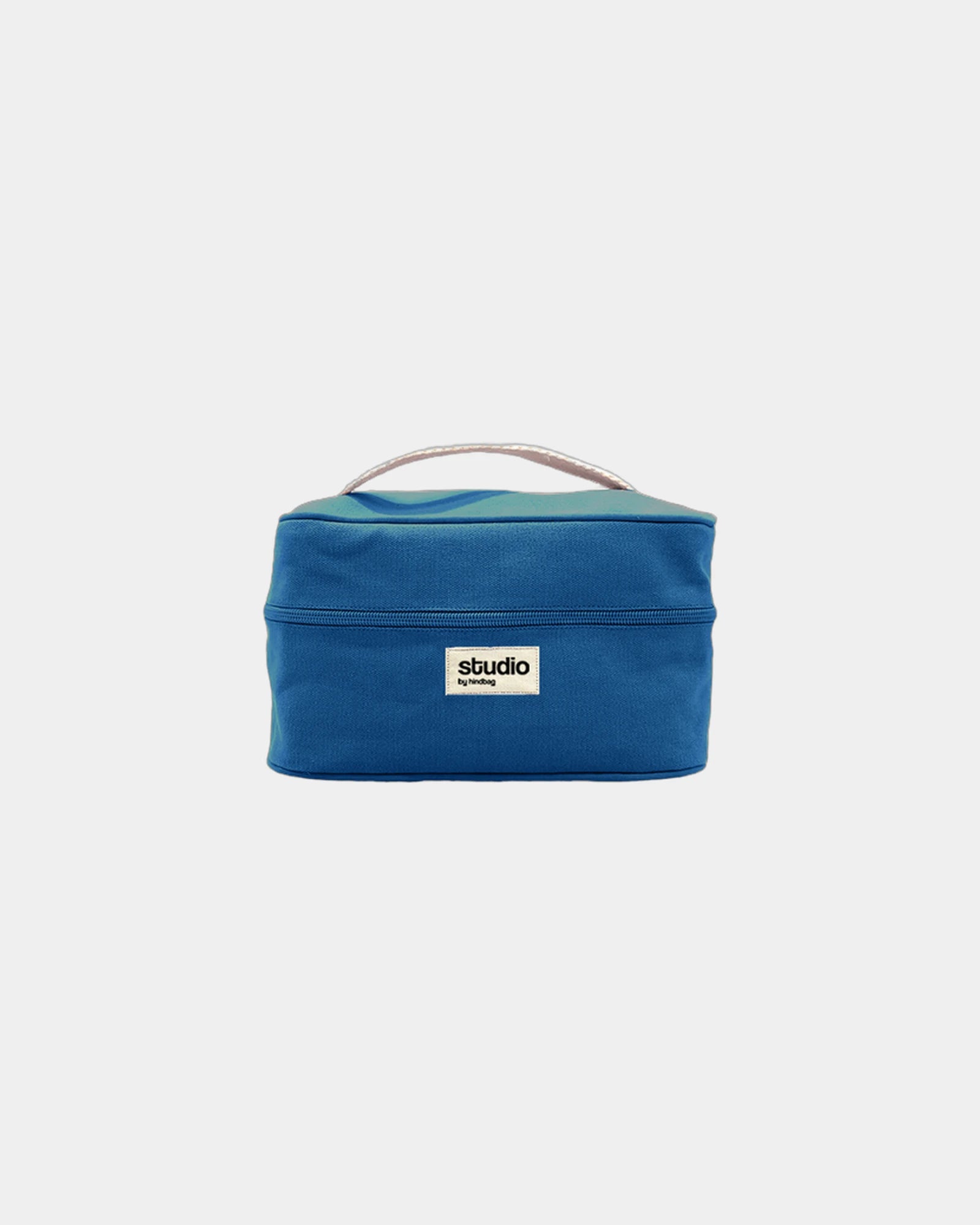 Custom organic cotton vanity bag Hindbag Lina - Royal Blue