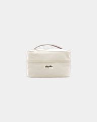 Custom organic cotton vanity bag Hindbag Lina - Ecru